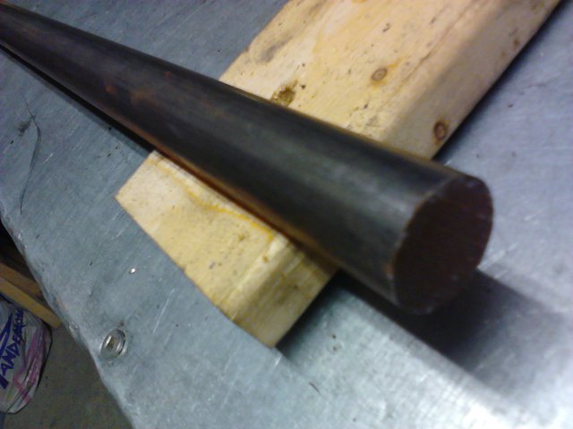 1" steel rod of 12L14