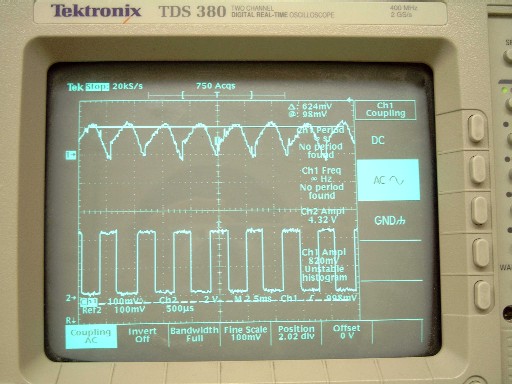 Output of speed detector