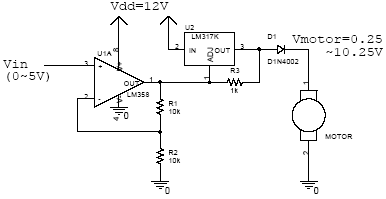 Speed controller schematic