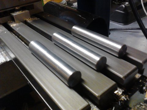 3 steel rods