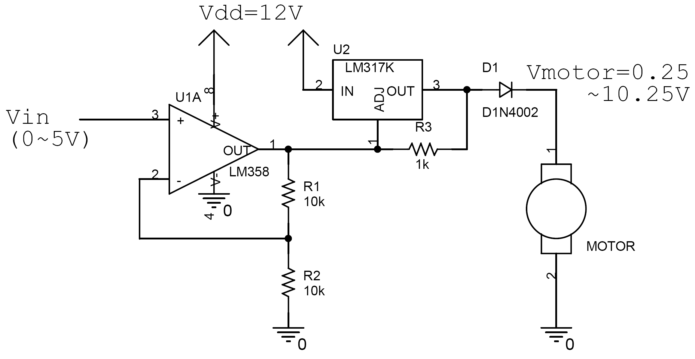 Yi Yao - DC Motor Controller and Tachometer speed controller schematic 